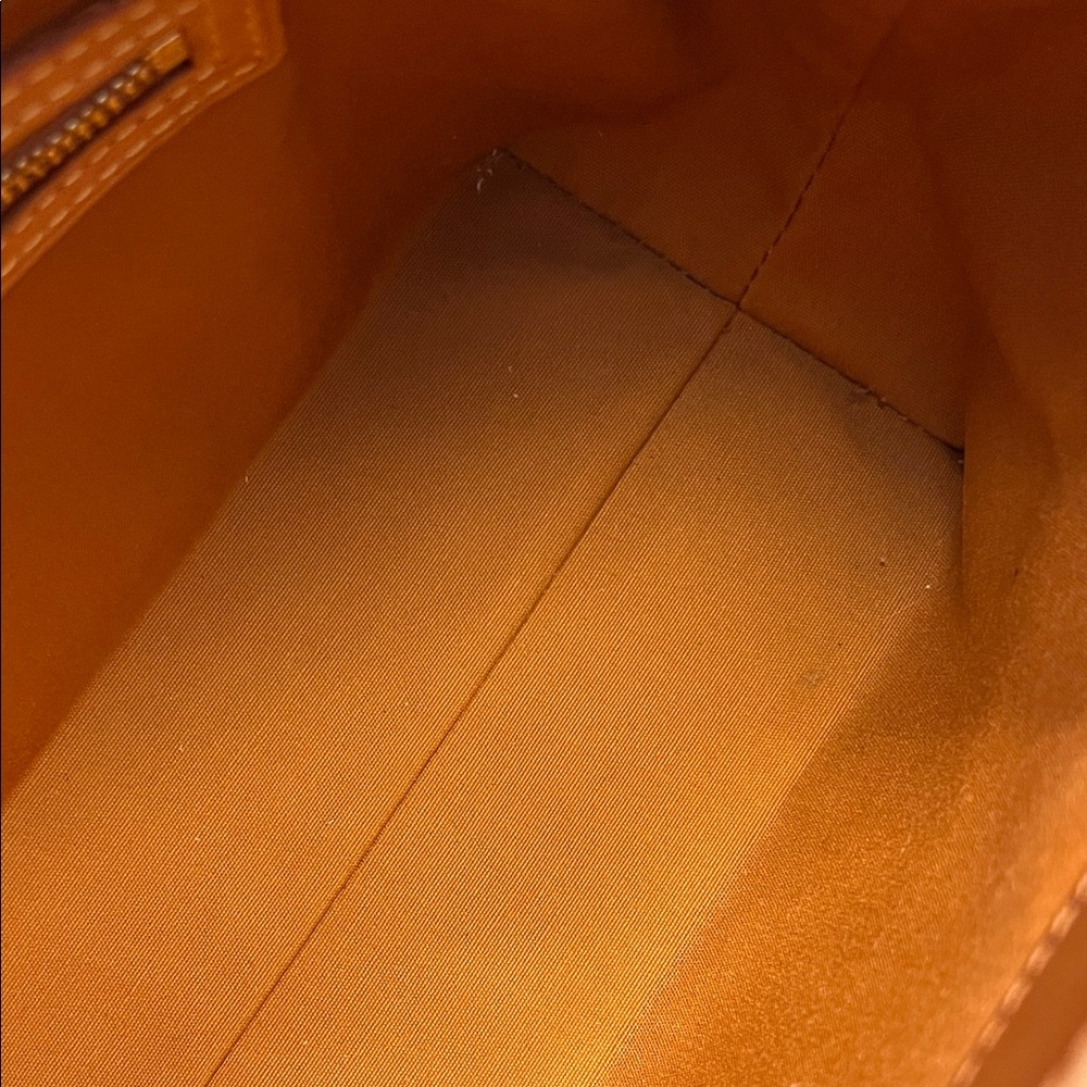 Authentic Louis Vuitton Mini Bronze Monogram Vernis Reade PM Tote - Picture 9 of 17